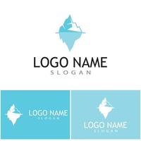 Ice berg Logo Template vector symbol