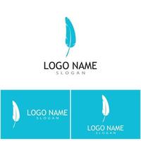 Feathers Logo Template vector symbol