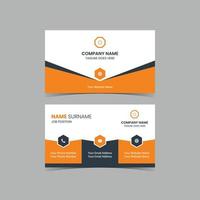 simple corporate or business card design template vector