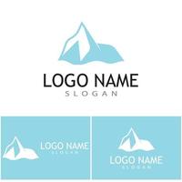 Ice berg Logo Template vector symbol