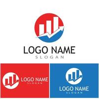 vector de plantilla de logotipo profesional de finanzas comerciales