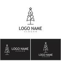 Christmas tree Logo Template vector symbol nature