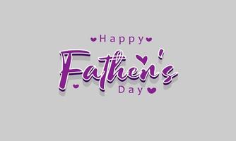 Father's Day poster or banner template. Promotion and shopping template for love dad vector