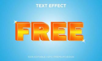 free style text effect editable background vector