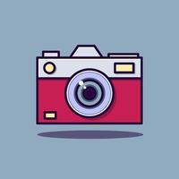 Camera vector icon isolated object