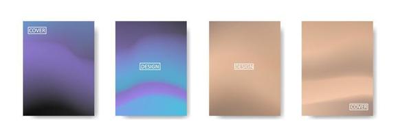 Set of abstract background with beautiful gradation color, colorful background for poster flyer banner backdrop.vertical banner.cool fluid background vector illustration