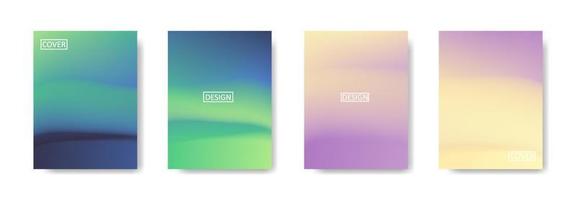 Set of abstract background with beautiful gradation color, colorful background for poster flyer banner backdrop.vertical banner.cool fluid background vector illustration