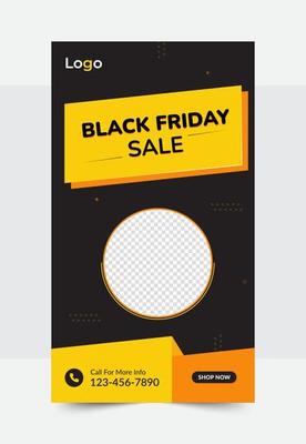 Black Friday flyer, poster, invitation, and social media template