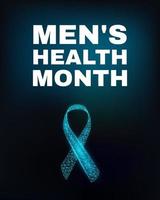 Men's health month concept. vector