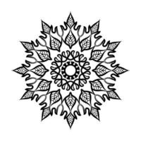 Hand drawn mandala. decoration in ethnic oriental  doodle ornament. vector