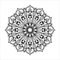 Hand drawn mandala. decoration in ethnic oriental  doodle ornament. vector