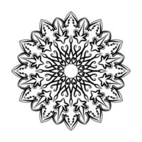 Hand drawn mandala. decoration in ethnic oriental  doodle ornament. vector