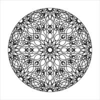 Hand drawn mandala. decoration in ethnic oriental  doodle ornament. vector