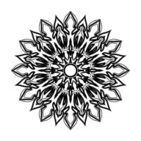 Hand drawn mandala. decoration in ethnic oriental  doodle ornament. vector