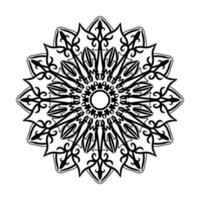 Hand drawn mandala. decoration in ethnic oriental  doodle ornament. vector