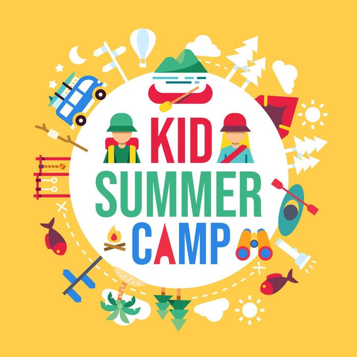 Summer Camp Vector Art, Icons, and Graphics for Free Download