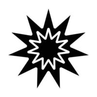 Explosion Icon Style vector