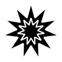 Explosion Icon Style vector