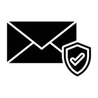Email Security Icon Style vector