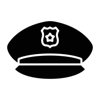 police hat clipart black and white