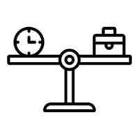 Balance Work Icon Style vector