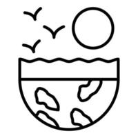 Biosphere Icon Style vector