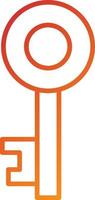 House Key Icon Style vector