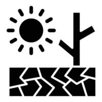 Drought Icon Style vector