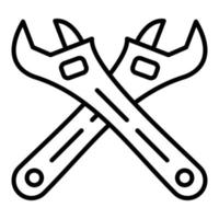 Wrench Icon Style vector