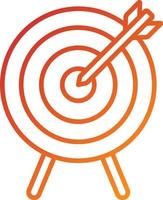 Dartboard Icon Style vector