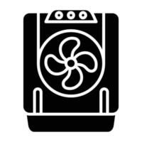 Air Cooler Icon Style vector