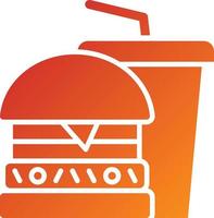 Fast Food Icon Style vector