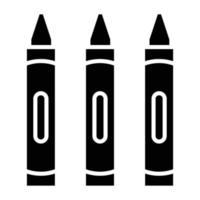 Crayons Icon Style vector