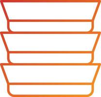 Plate Icon Style vector