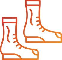 Construction Shoes Icon Style vector