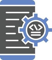 App Development Icon Style vector