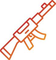 Machine Gun Icon Style vector