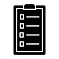 Website Checklist Icon Style vector