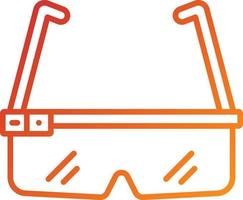 Smart Glasses Icon Style vector