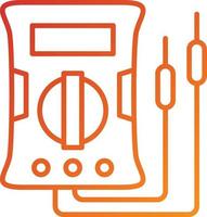 Voltmeter Icon Style vector