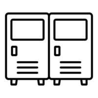 Locker Icon Style vector