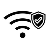 Wifi Security Icon Style vector