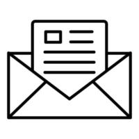 Newsletter Icon Style vector