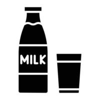 Milk Icon Style vector