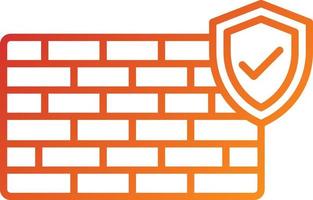 Firewall Icon Style vector