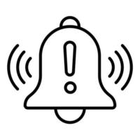 Warning Alarm Icon Style vector