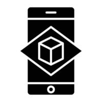 Augmented Reality Icon Style vector