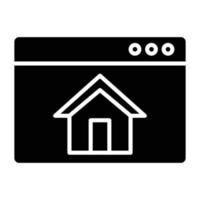 Homepage Icon Style vector