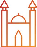 Mosque Icon Style vector