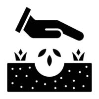 Seeding Icon Style vector